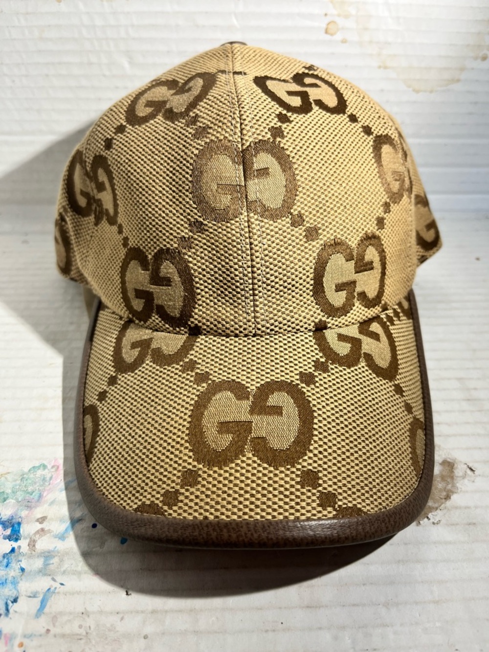 Gucci Brown Monogram Canvas Baseball Cap